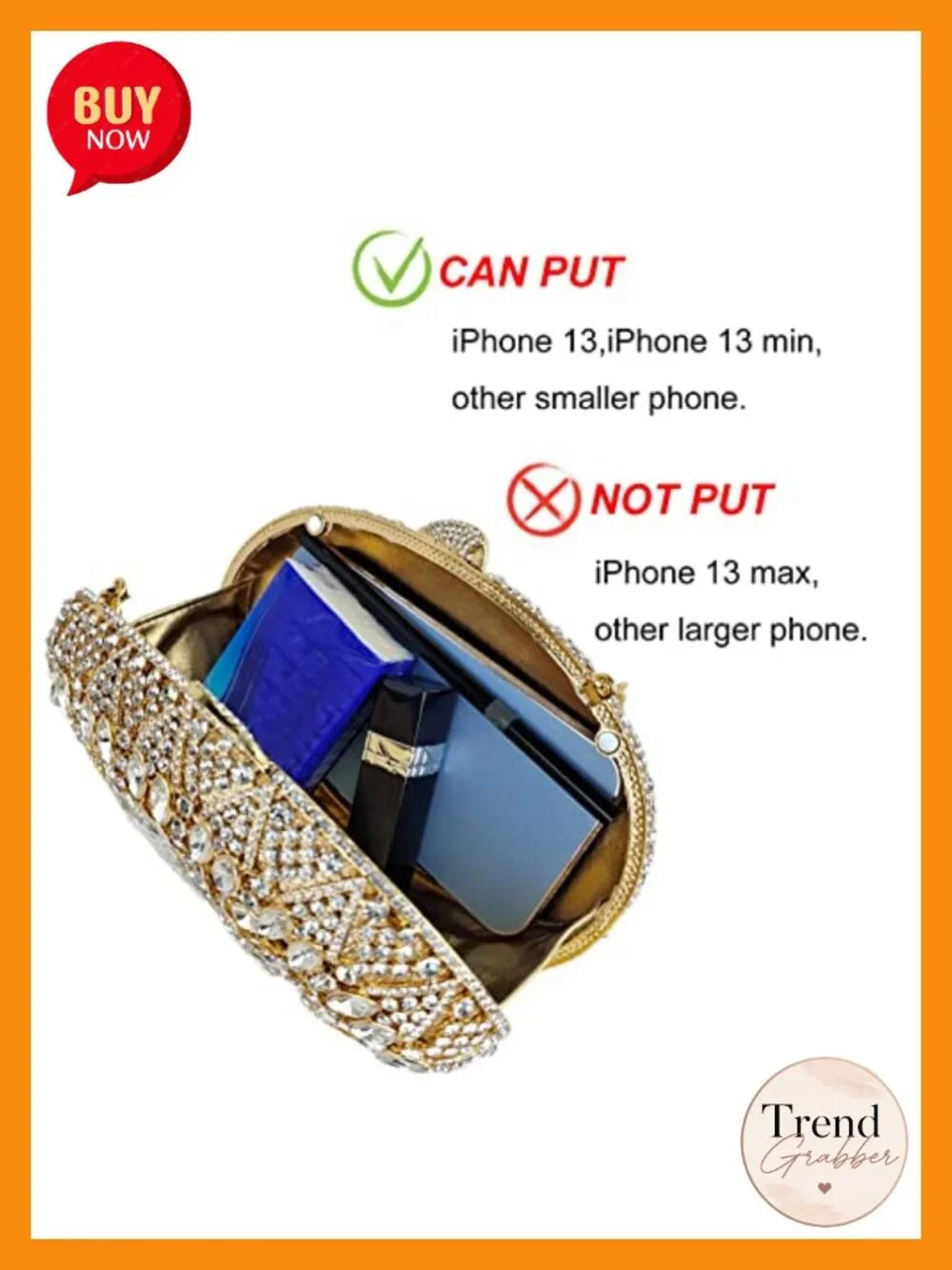 Luxury Rhinestone Clutch Women Evening Bag Sparkly Party Wedding Purse Faux